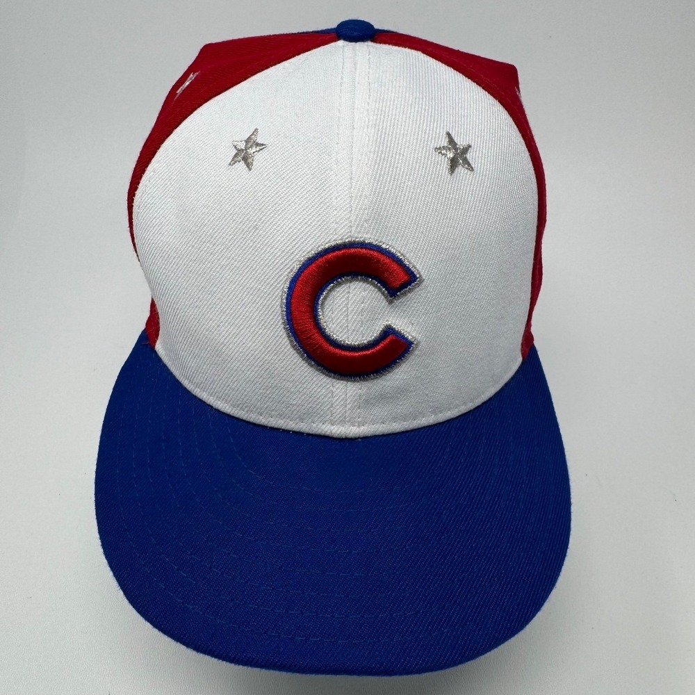 New Era Chicago Cubs 2018 MLB All Star Game Hat Red White Blue Stars Fitted Cap